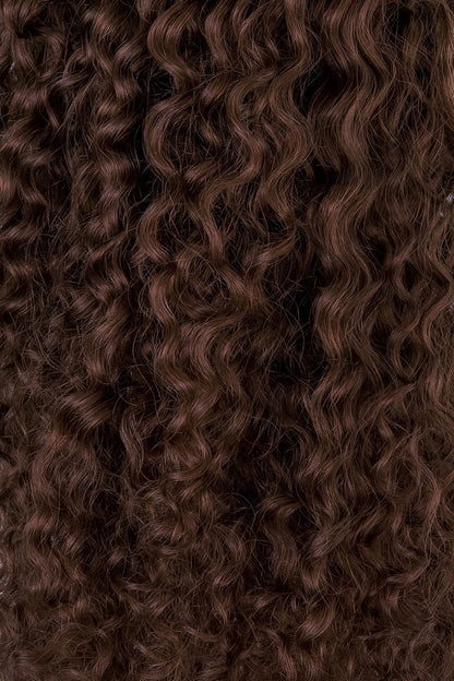 Chocolate Brown Ringlet Clip-In Hair Extensions