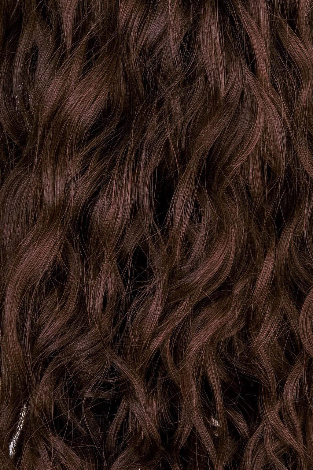 Chocolate Brown Spiral Clip-In Hair Extensions, view 3 of 12