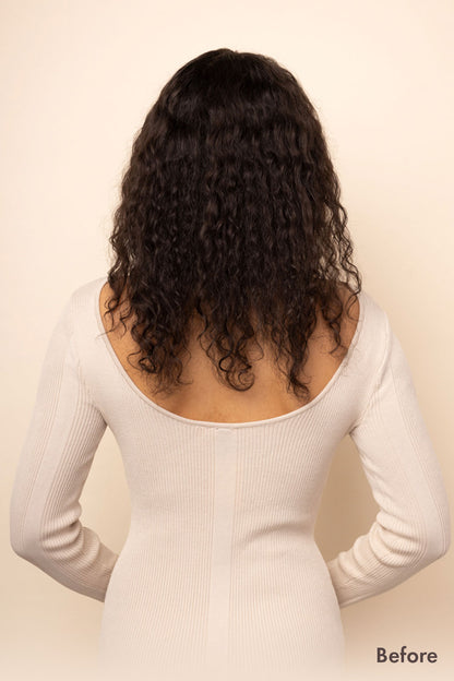 Bebonia Minis Dark Ash Brown Curly Hair Extensions
