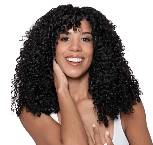 Natural Black Curly Clip-In Hair Extensions