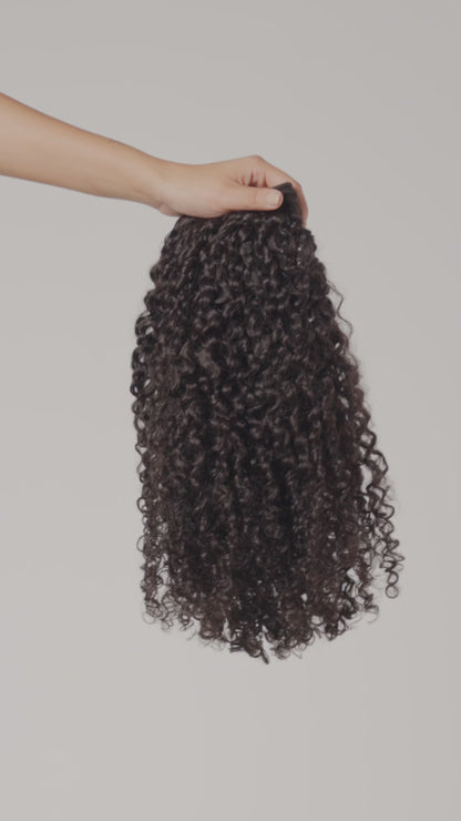 Natural Black Ringlet Clip-In Hair Extensions