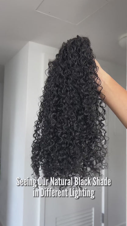 Natural Black Ringlet Clip-In Hair Extensions