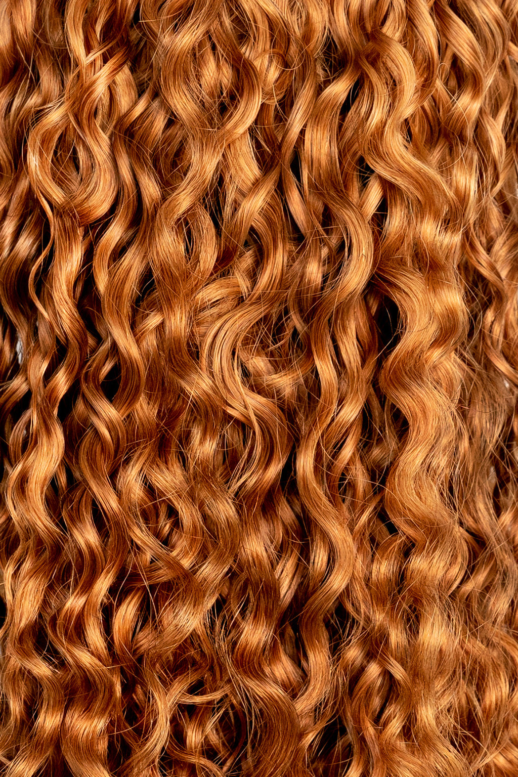 Strawberry Blonde Curly Clip-In Hair Extensions