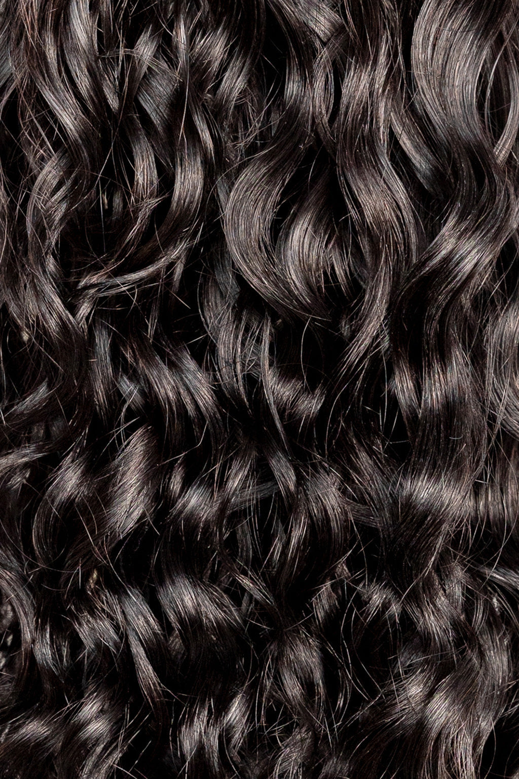Natural Black Spiral Clip-In Hair Extensions