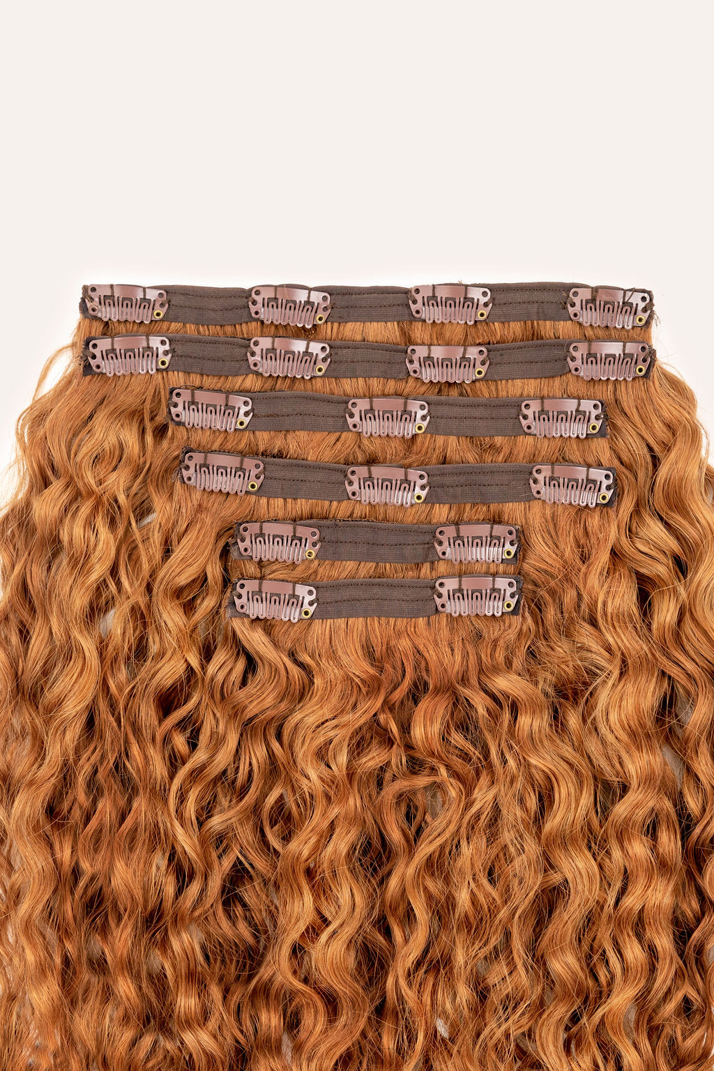 Strawberry Blonde Spiral Clip-In Hair Extensions