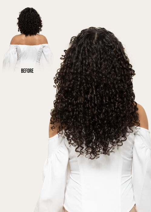 Curly Dark Brown 110G