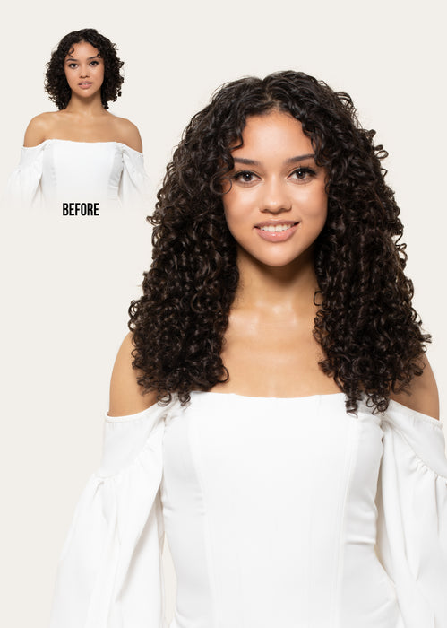 Curly Dark Brown 110G