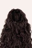 Curly Ponytail Neutral Dark Brown