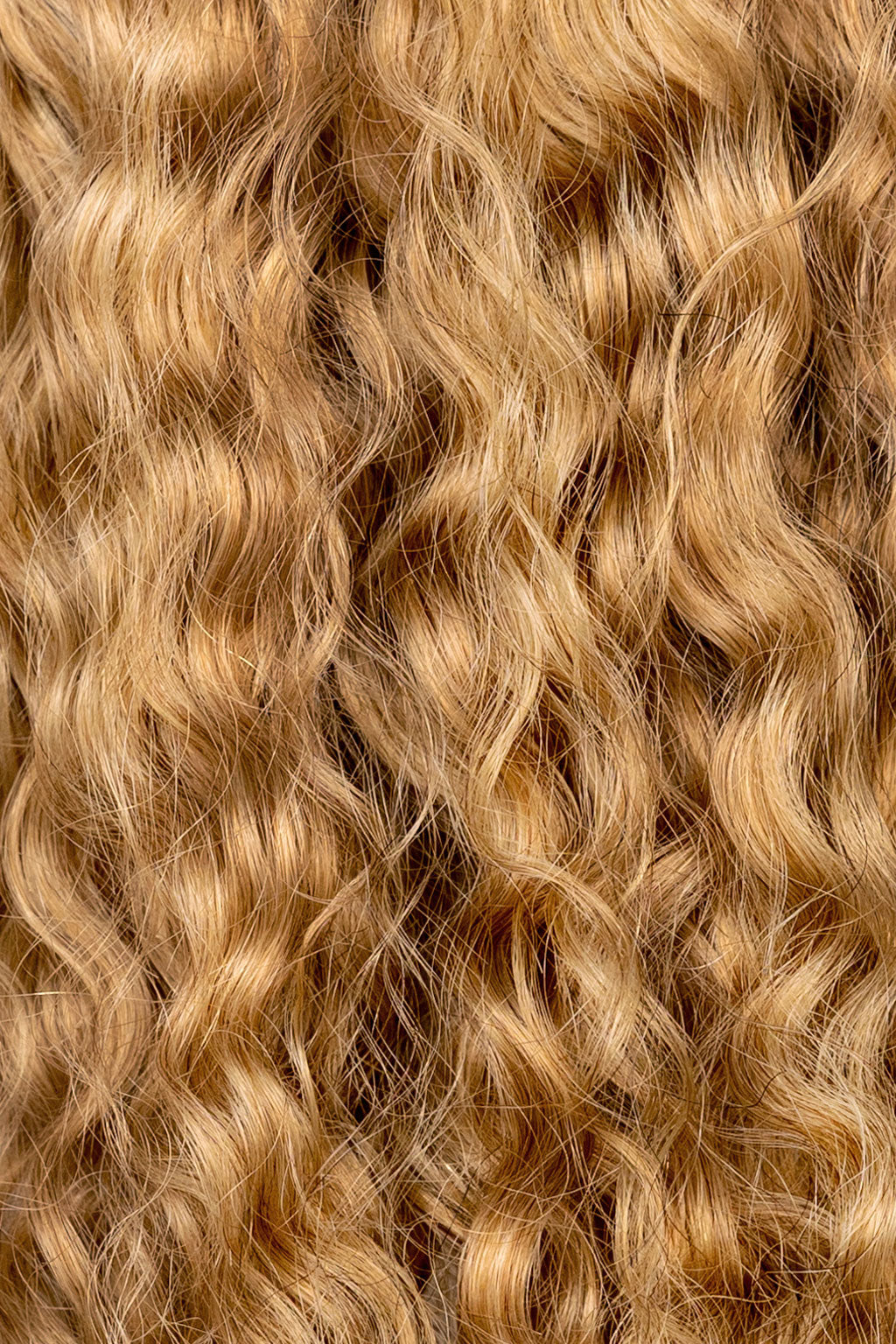 Curly Ponytail Ash Blonde