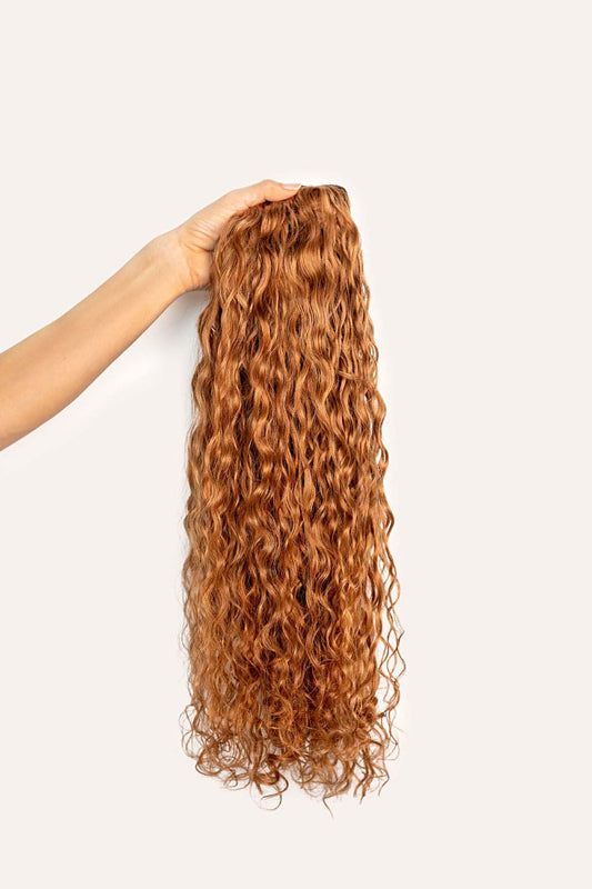 Strawberry Blonde Spiral Clip-In Hair Extensions